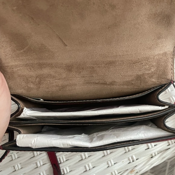 Jimmy Choo Madeline red leather crossbody - Picture 3 of 3